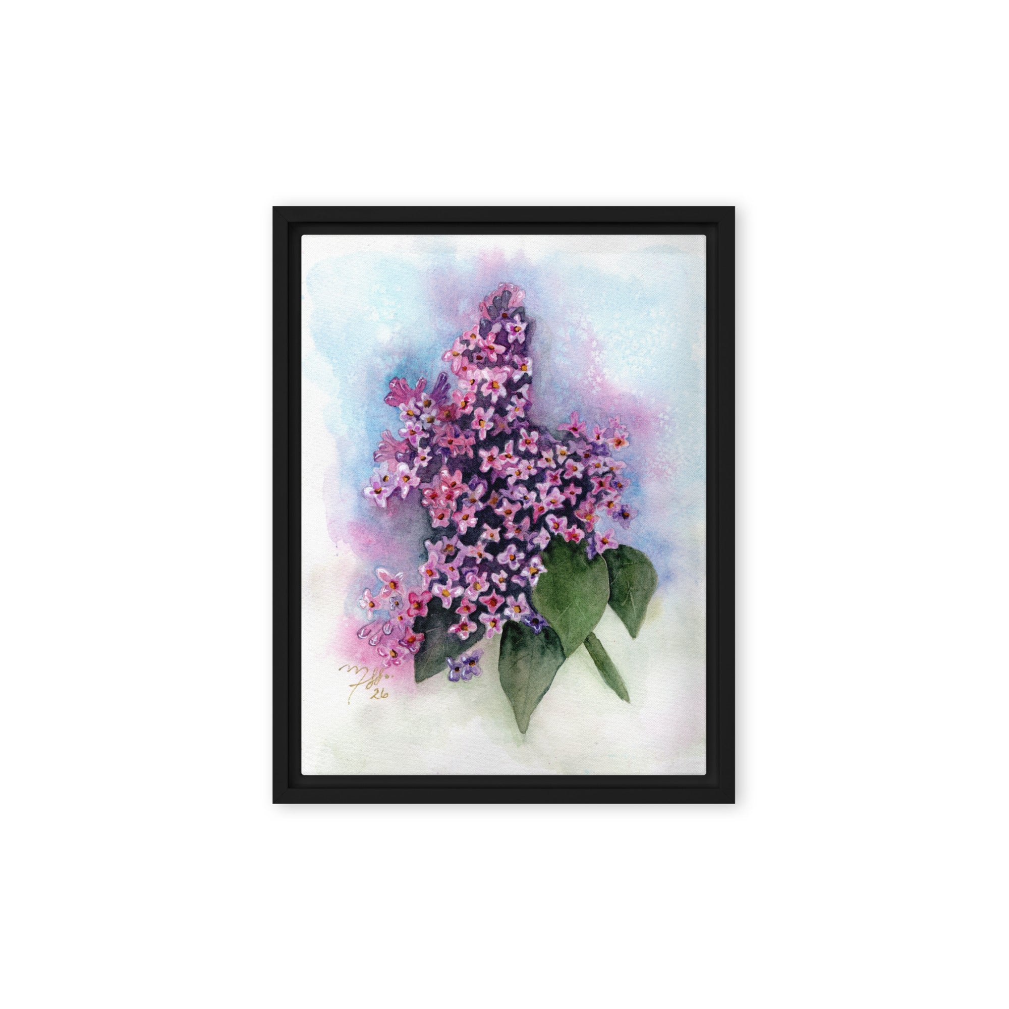 Original Watercolor - Lilacs in the Spring