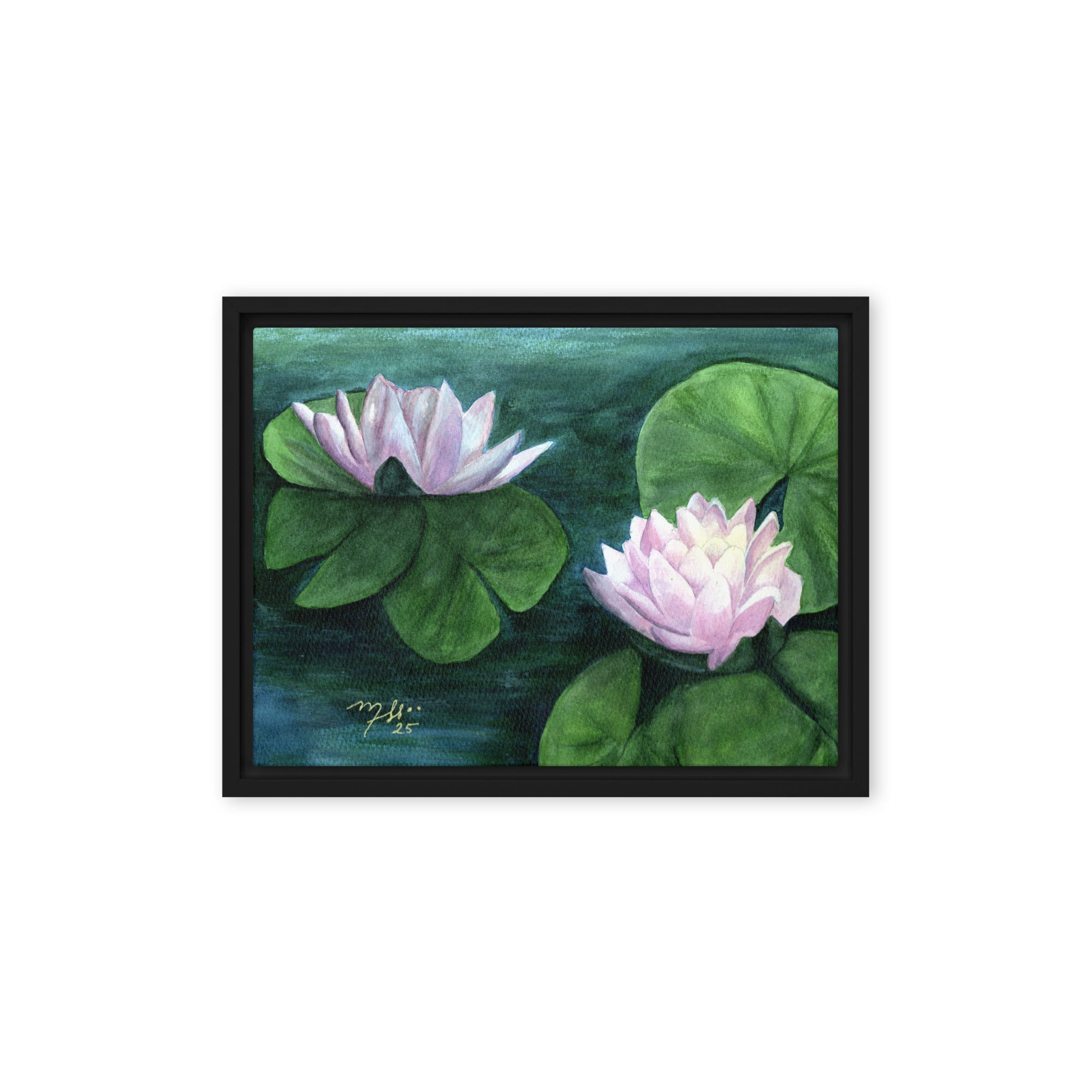 Original Watercolor - Inner Calm of the Water Lily
