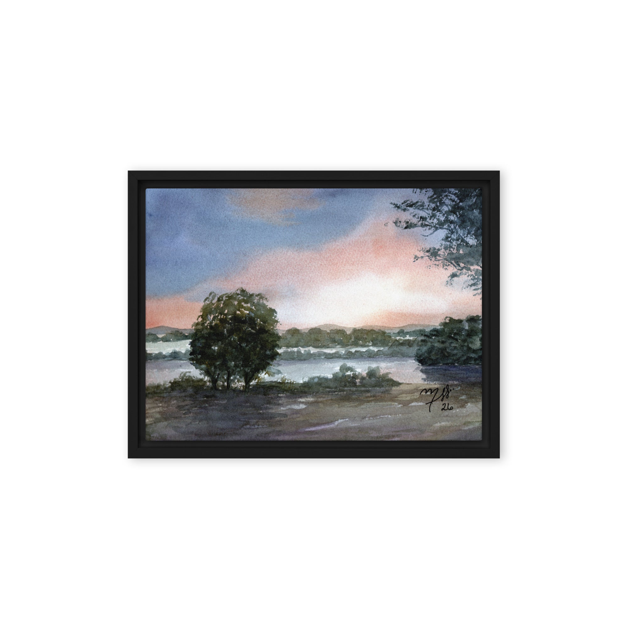 Original Watercolor - Serene Evening