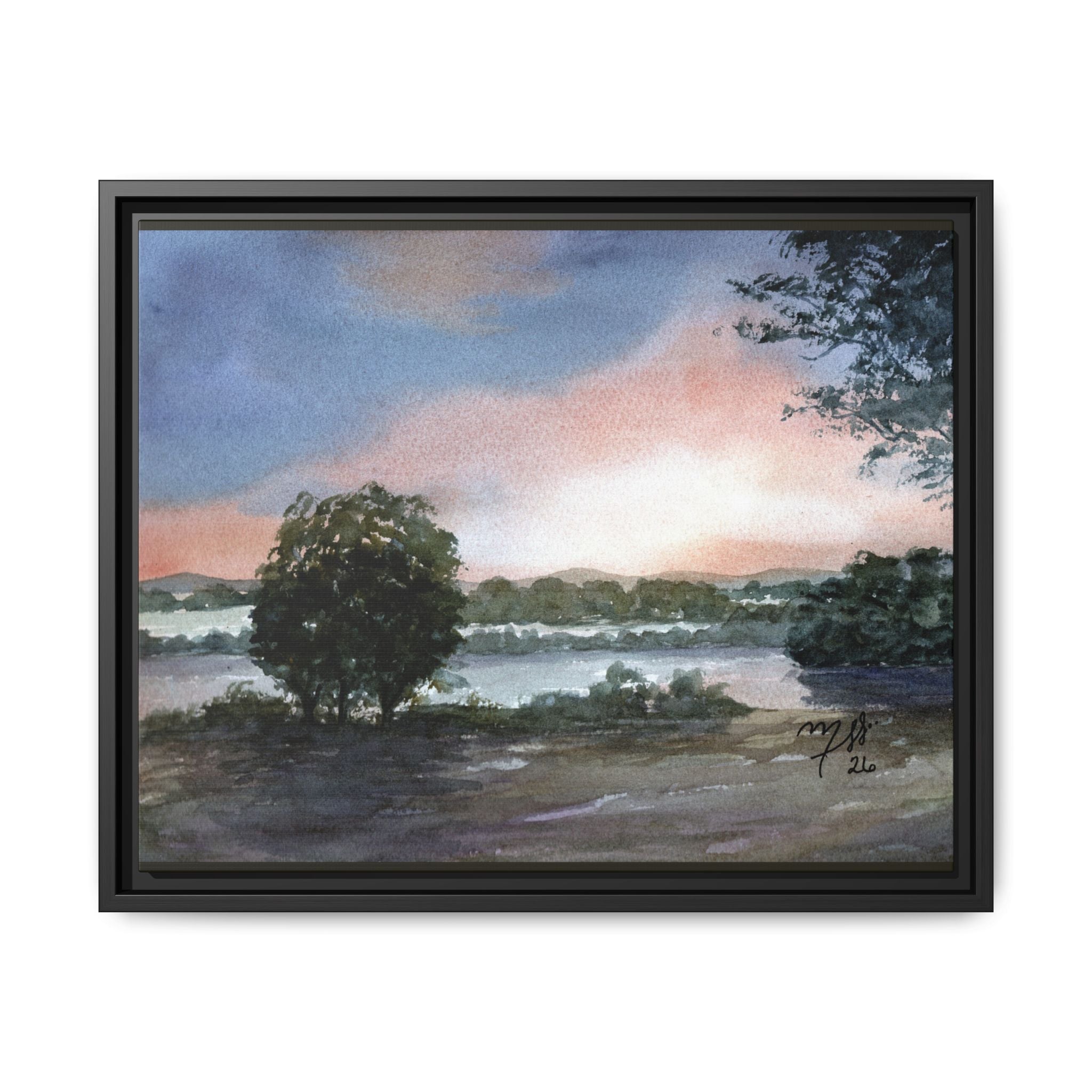 Original Watercolor - Serene Evening