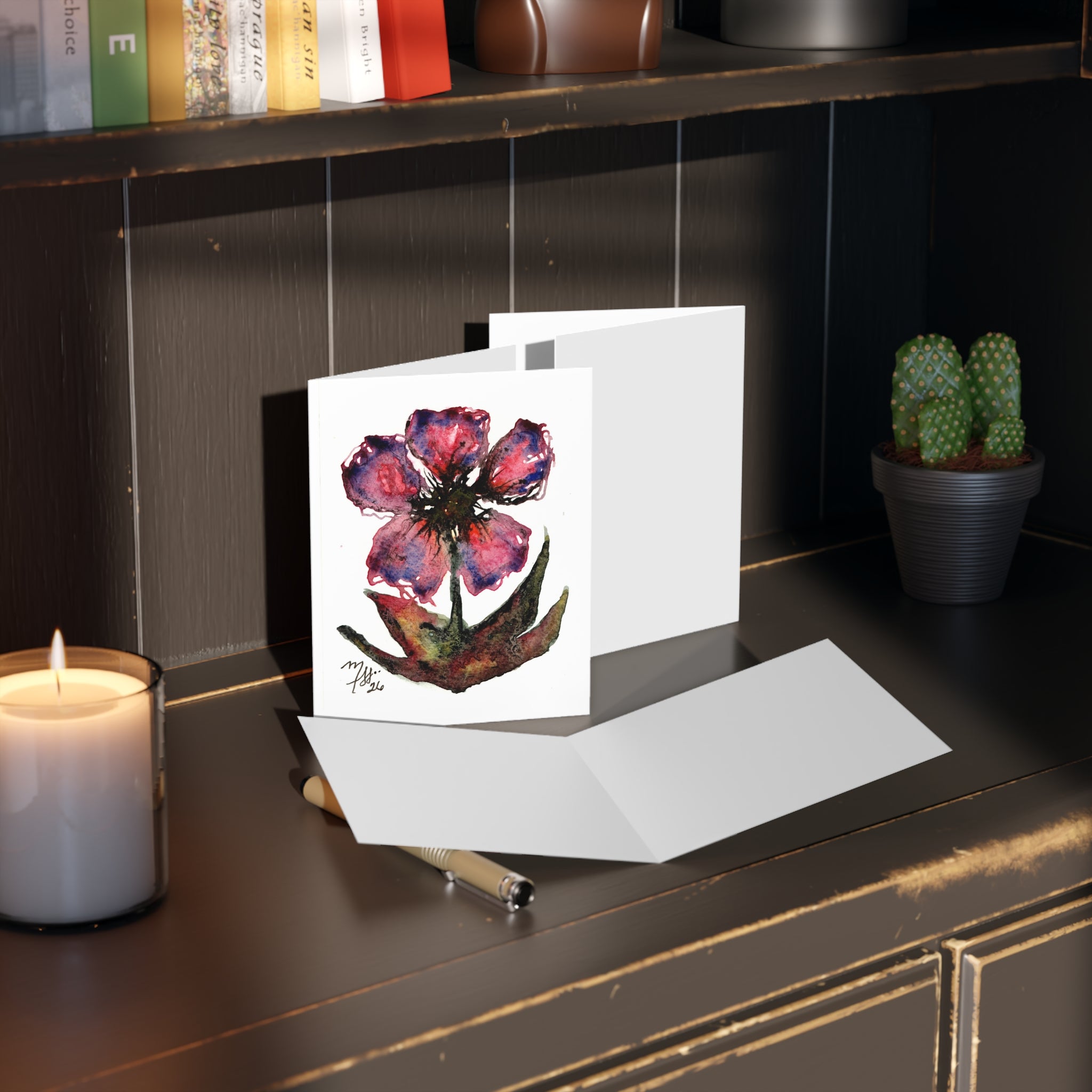 Copy of Water Lily Art Greeting Cards — Blank Note Cards Set (8/16/24)