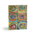 Abstract Swirl Greeting Cards — Colorful Art Notecards (8/16/24 pcs)