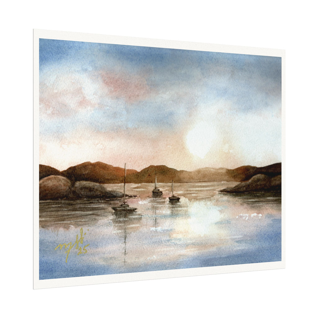 Original Watercolor - Quiet Calm