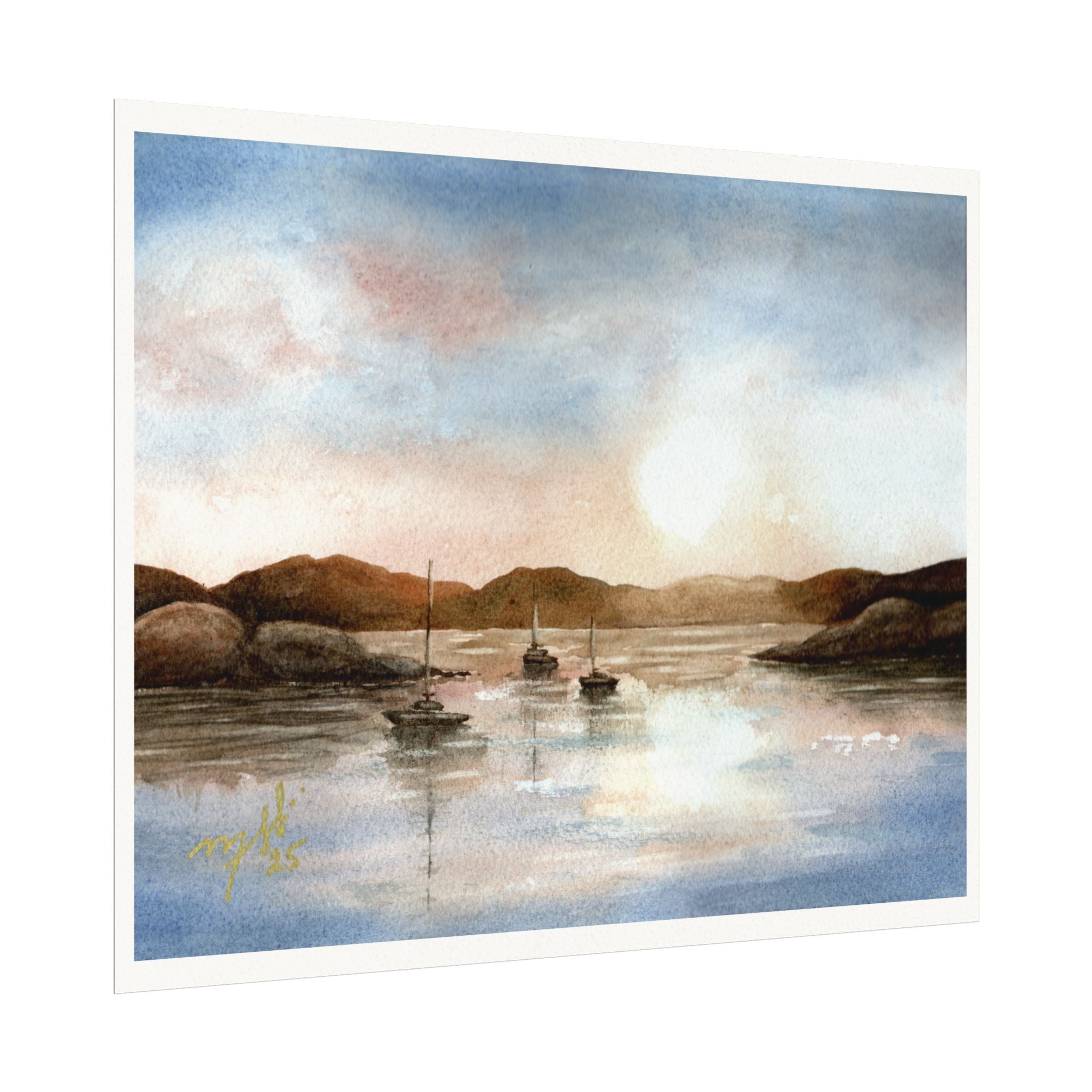 Original Watercolor - Quiet Calm
